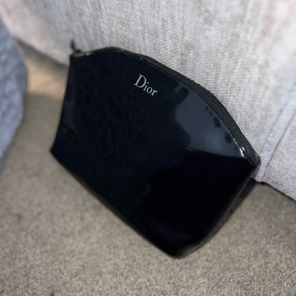Dior Black Cosmetic Pouch